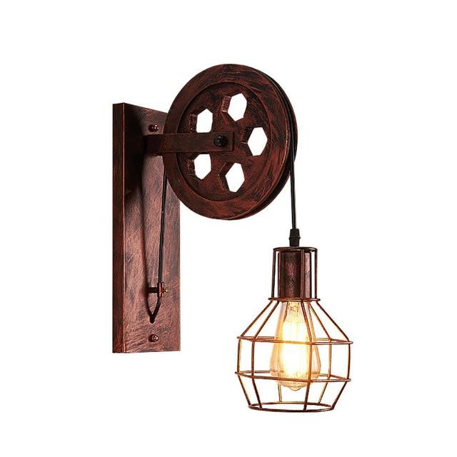 Retro Industrial Wall Light for Contemporary Spaces