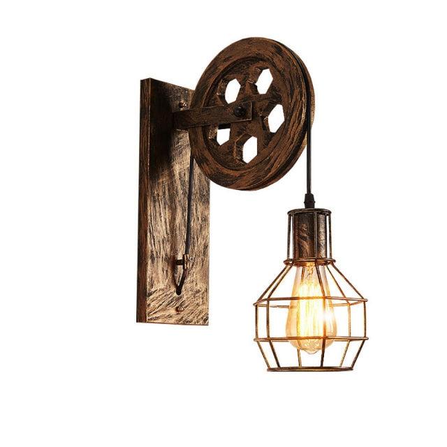 Retro Industrial Wall Light for Contemporary Spaces