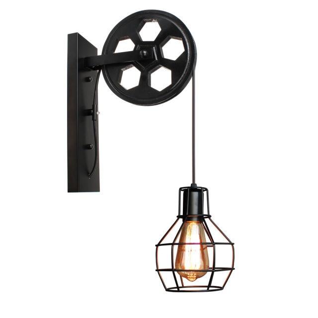 Retro Industrial Wall Light for Contemporary Spaces