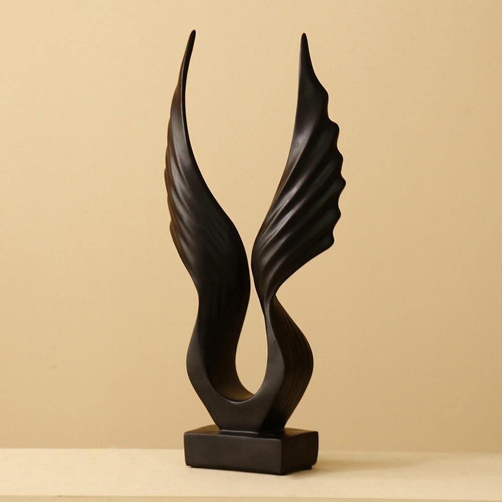 Decorative Wing Figurine - Nordic Side - angel, figurine