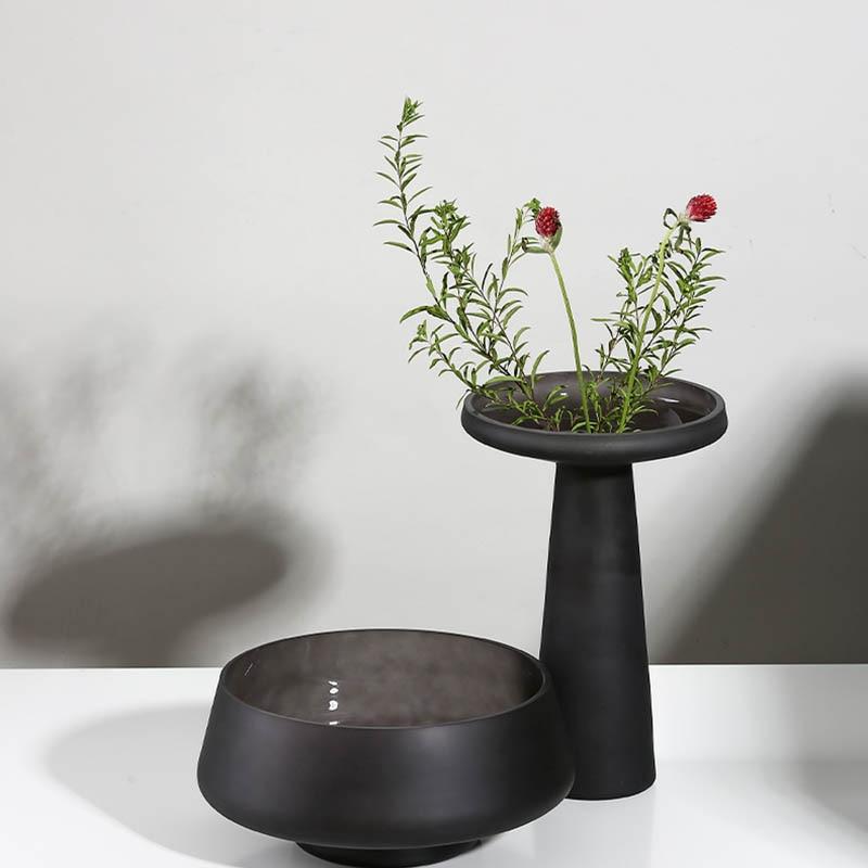 Rustic Handcrafted Crystal Vase - Rustic