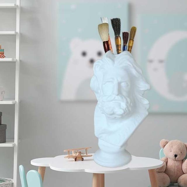 Greek/Roman Renaissance Portrait Vase - Plant Sculpture