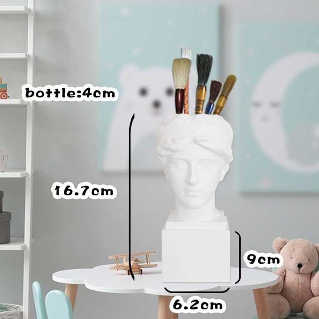 Greek/Roman Renaissance Portrait Vase - Plant Sculpture