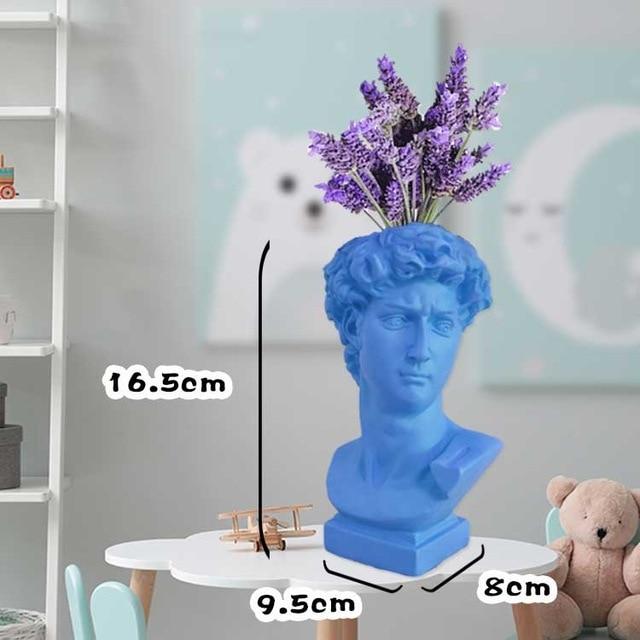 Greek/Roman Renaissance Portrait Vase - Plant Sculpture