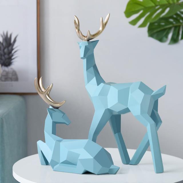 Origami Deer Statue - Nordic Side - 
