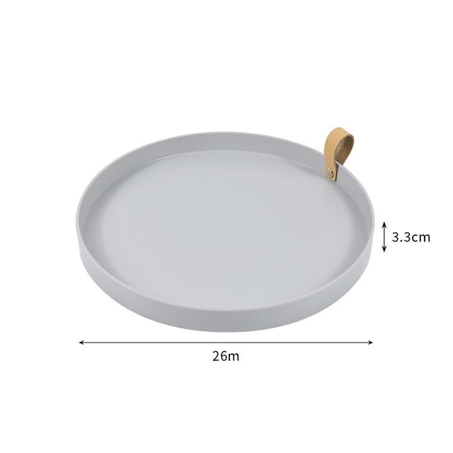 Round Elegant Round Tray Organizer