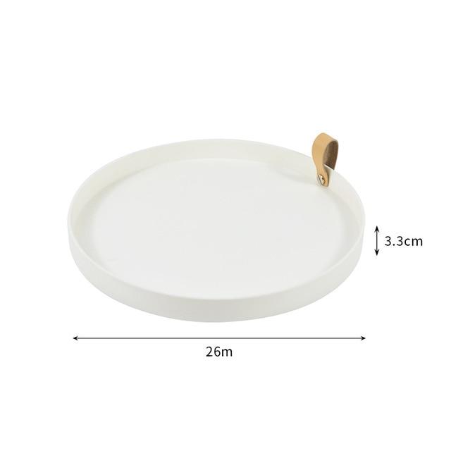 Round Elegant Round Tray Organizer