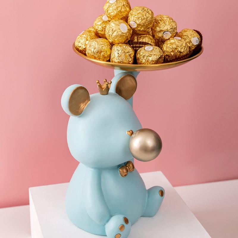 Bubblegum Bear Tray Decorative Accent