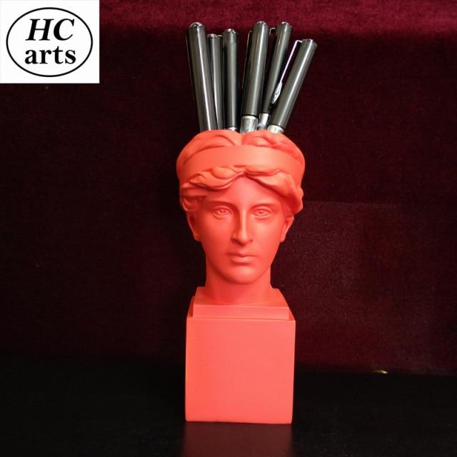 Greek/Roman Renaissance Portrait Vase - Plant Sculpture