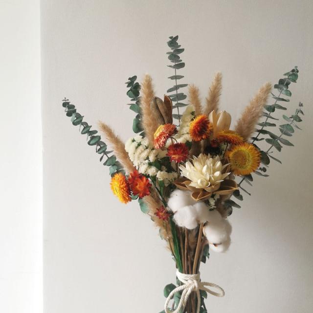 Dried Realistic Dried Flower Bouquet