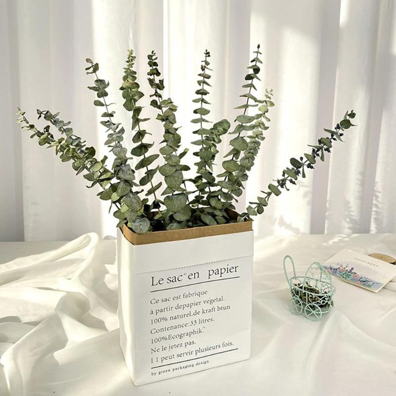 Artificial Elegant Eucalyptus Stems - 10pcs