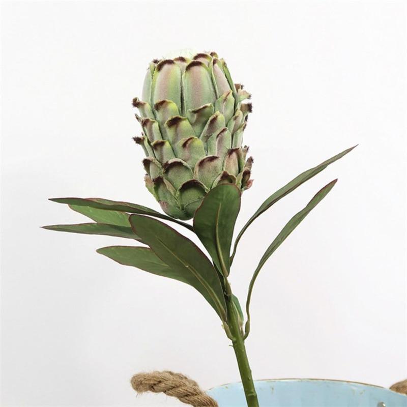 Artificial Realistic Cynaroides Bouquet - 2 Stems