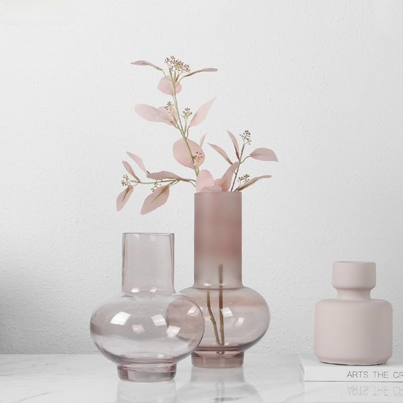 Pink Retro Pink Crystal Vase