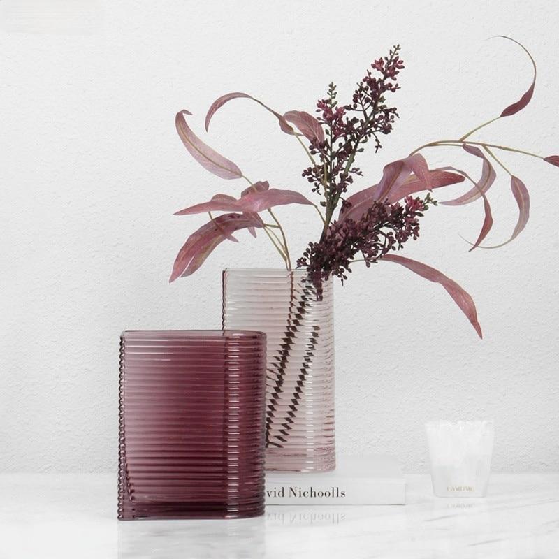 Pink Retro Pink Crystal Vase