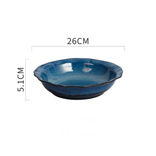 Hanover Handcrafted Wave Bowl for Table Setting