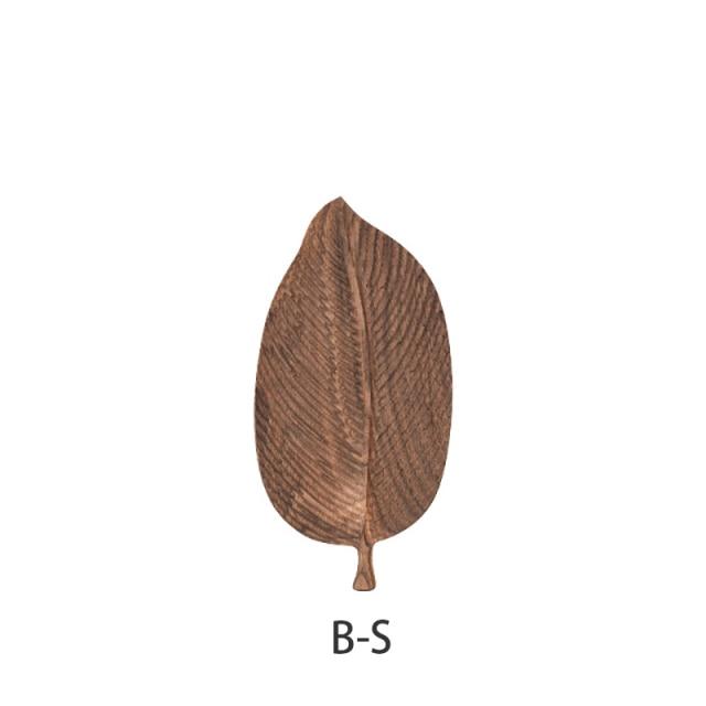 Natural Musowood Leaf Serving Plate