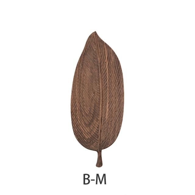 Natural Musowood Leaf Serving Plate