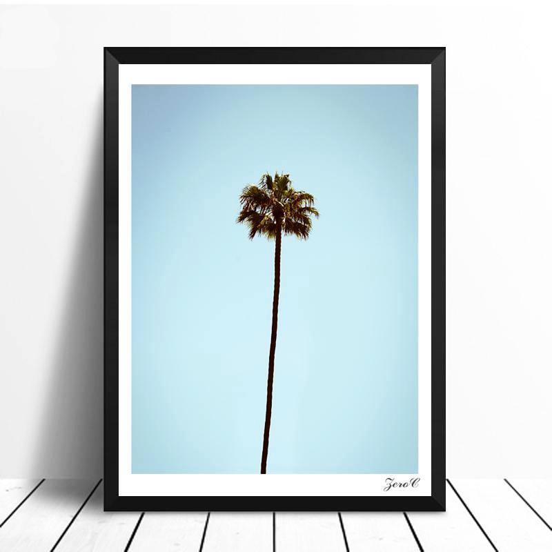 Palm On The Beach Wall Art - Nordic Side - 