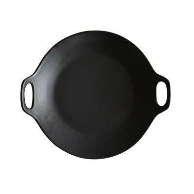 Nordic Round Plates with Handle - Nordic Side - 