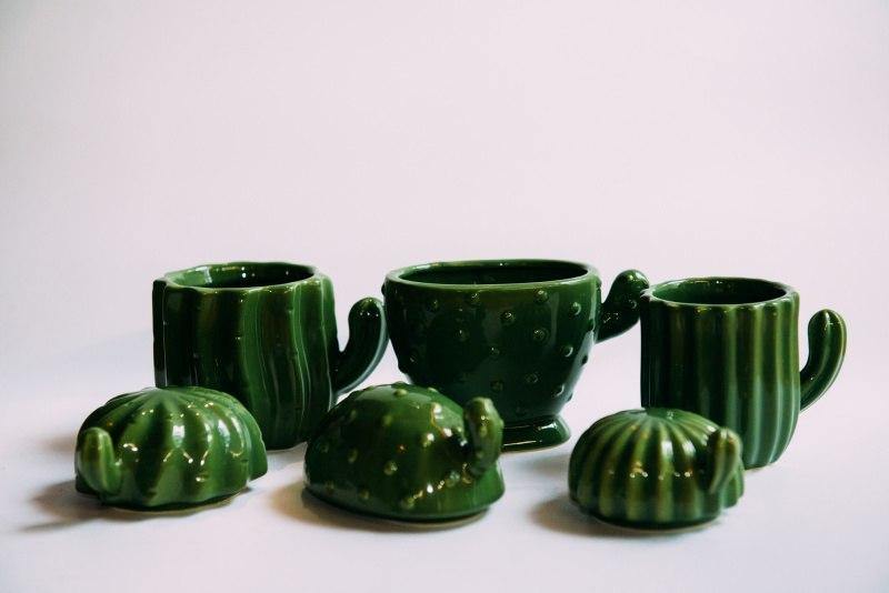 Ceramic Jewelry Storage Cactus - Nordic Side - 
