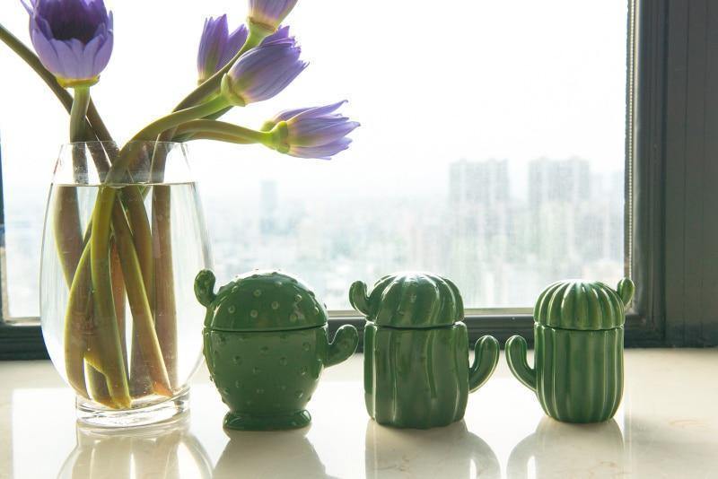 Ceramic Jewelry Storage Cactus - Nordic Side - 