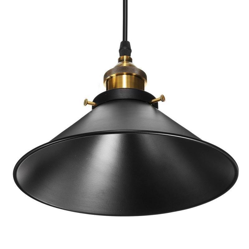 Vintage Black Iron Industrial Pendant Lights - Nordic Side - 
