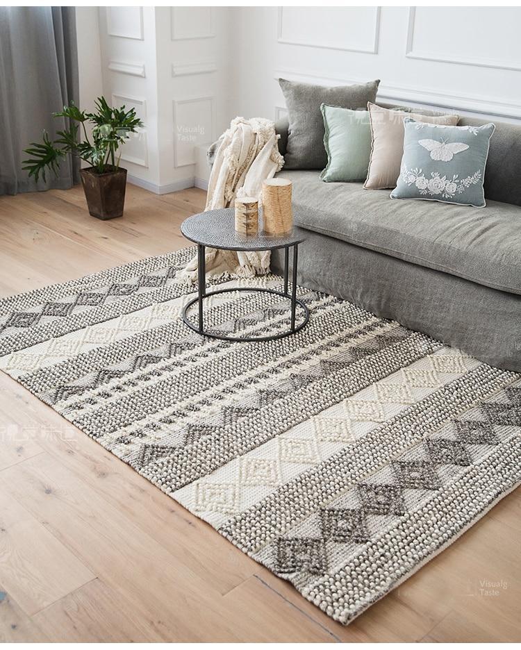 Jiro - Handmade Geometric Pattern Modern Rug - Nordic Side - 05-09, feed-cl0-over-80-dollars