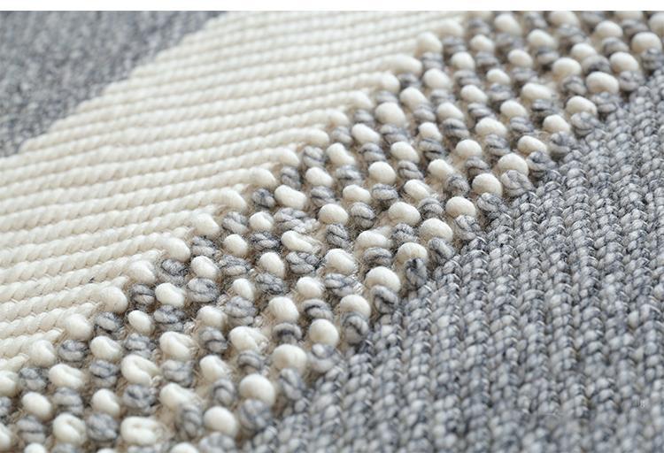 Jiro - Handmade Geometric Pattern Modern Rug - Nordic Side - 05-09, feed-cl0-over-80-dollars