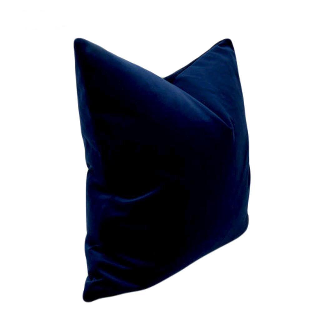 Sapphire Blue Velvet Cushion Cover - Nordic Side - 