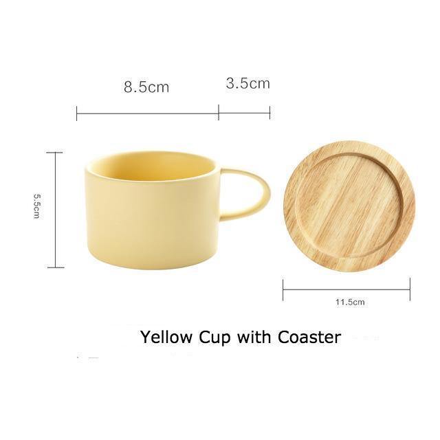 Candy Colors Ceramic Mugs - Nordic Side - 