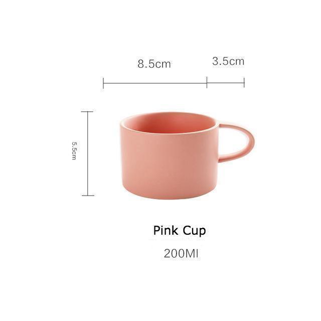 Candy Colors Ceramic Mugs - Nordic Side - 