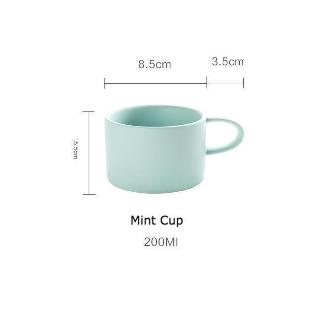 Candy Colors Ceramic Mugs - Nordic Side - 