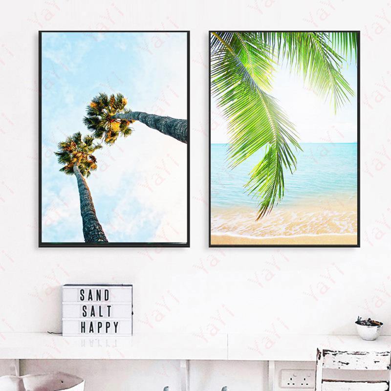 Summer Coconut Tree Wall Art - Nordic Side - 