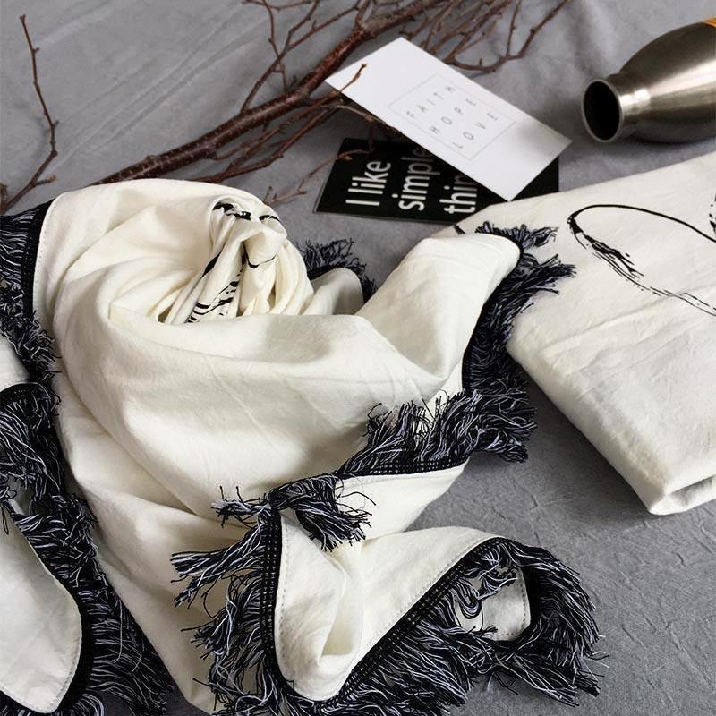 Hearty Tassels Pillow Cases (2 Pieces Set) - Nordic Side - 