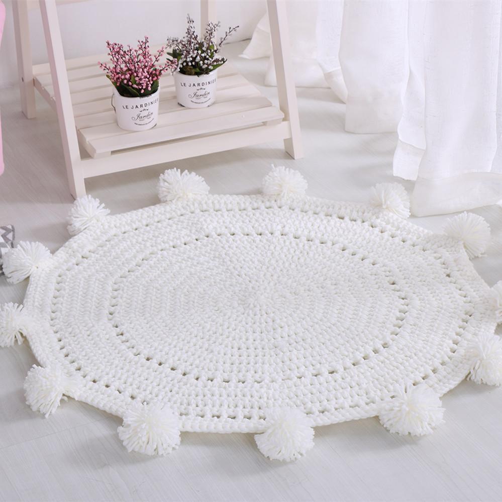 Decker - Handwoven Crochet Round Rug - Nordic Side - 04-23, abstract-rug, Area-rug, crochet-rug, geometric-rug, hallway-runner, handwoven, large-rug, modern, modern-nordic, modern-rug, nordic