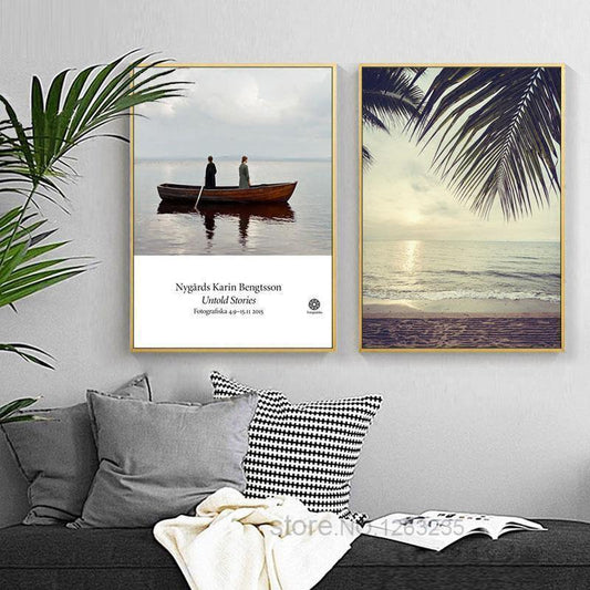 Calming Sea Wall Art - Nordic Side - 