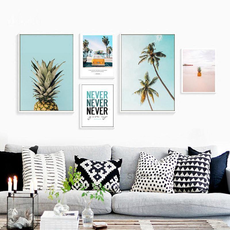 Pineapple Tree Wall Art - Nordic Side - 