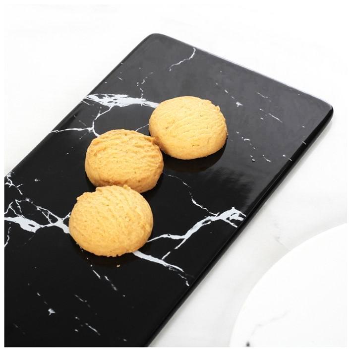 Marble Surface Large Plates - Nordic Side - 