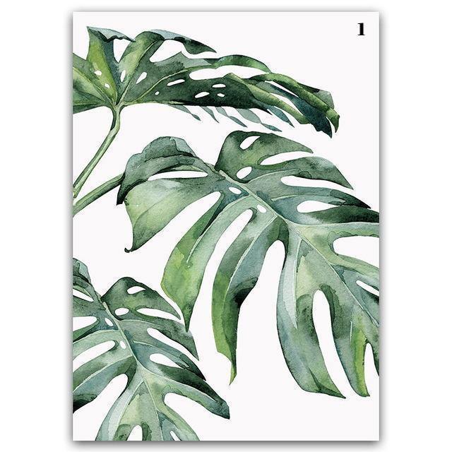 Various Green Leaves - Nordic Side - 