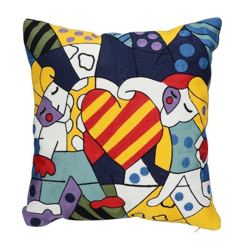 Cotton Embroidered Cushion Covers - Nordic Side - 