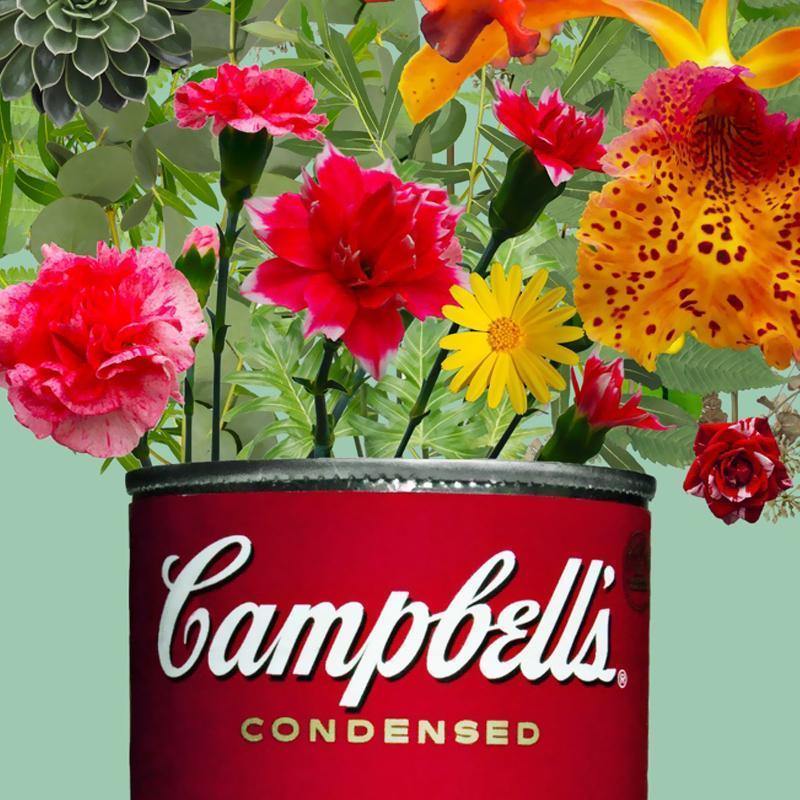 Canned Floral Wall Art - Nordic Side - 