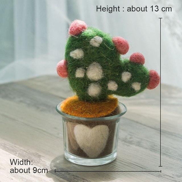 Felted Cactus Miniature - Nordic Side - 