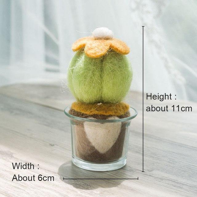 Felted Cactus Miniature - Nordic Side - 