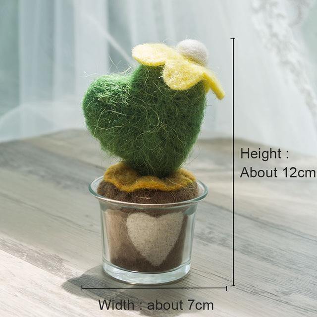 Felted Cactus Miniature - Nordic Side - 