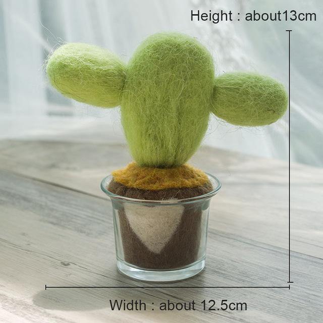 Felted Cactus Miniature - Nordic Side - 
