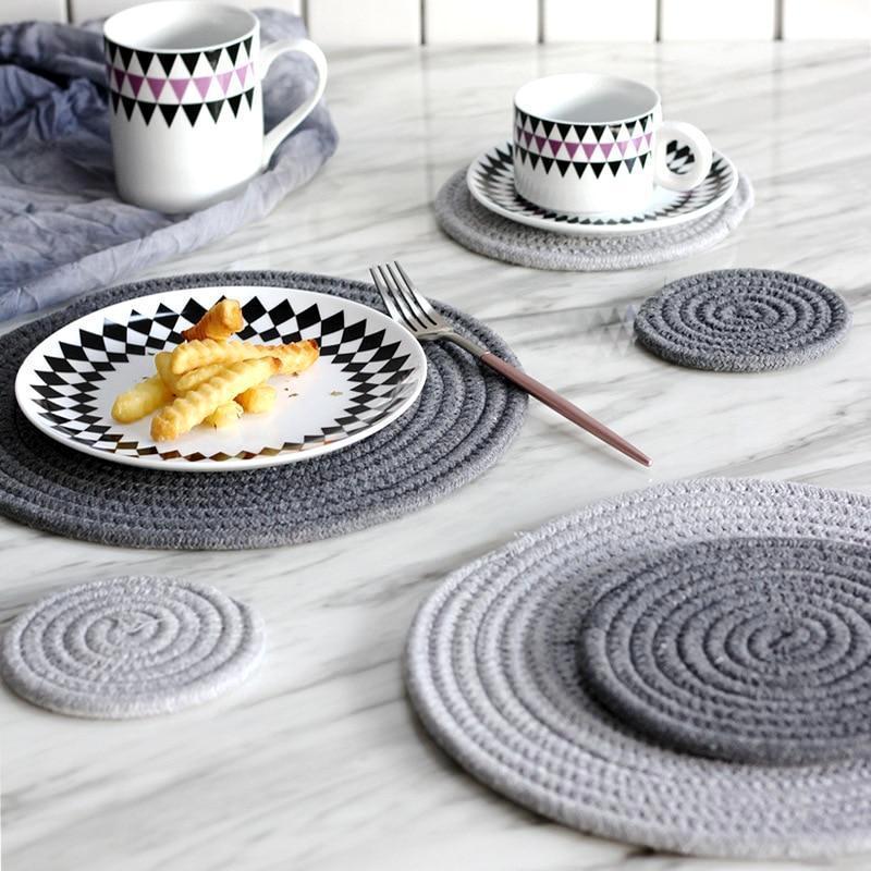 Cotton Table Mat - Nordic Side - 