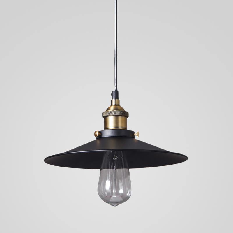Vintage Black Iron Industrial Pendant Lights - Nordic Side - 