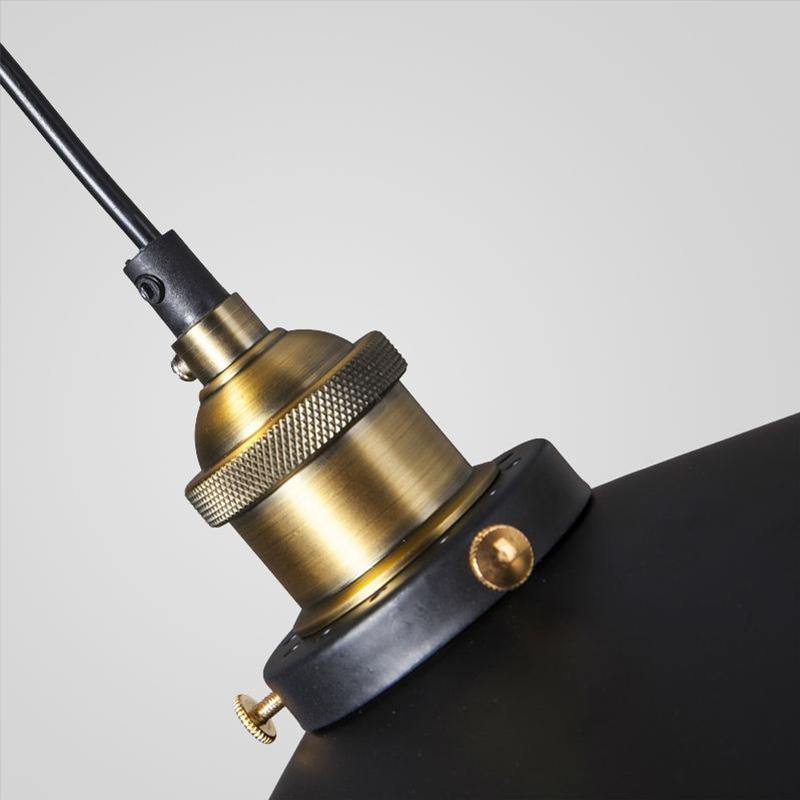 Vintage Black Iron Industrial Pendant Lights - Nordic Side - 