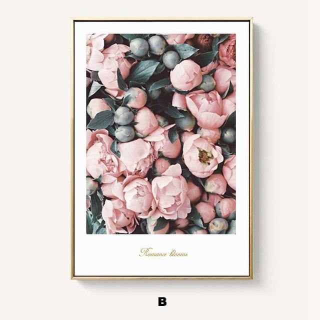 Pink Flamingo Print Canvas - Nordic Side - 