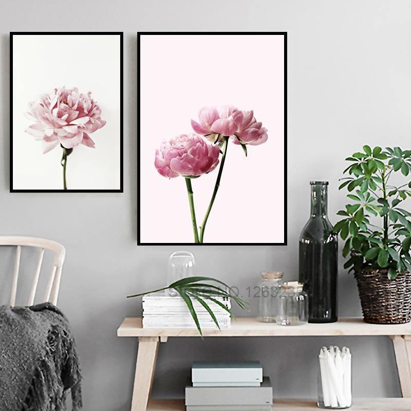 Summer Peony Wall Art - Nordic Side - 